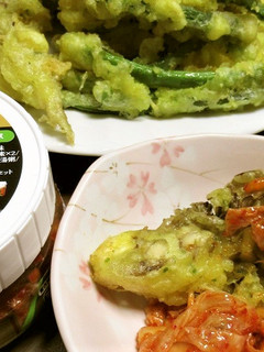 本技キムチで、夏野菜天ぷらを~-レシピのメイン写真