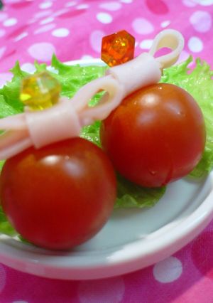 キャラ弁☆プチトマトDEプレゼント-レシピのメイン写真