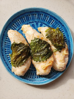 子供も喜ぶ紫蘇と鶏のささみのチーズ焼き♪-レシピのメイン写真