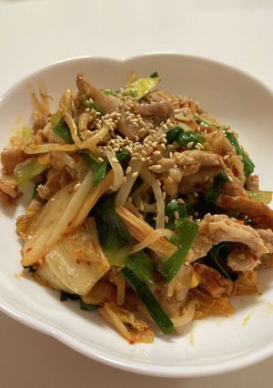 困った時の救世主！カンタン豚キム！-レシピのメイン写真