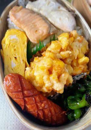 残りお刺身で焼き魚弁当-レシピのメイン写真