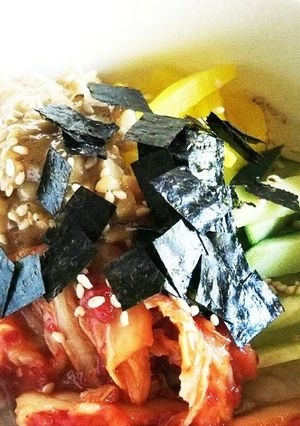 キムたく納豆冷や茶漬-レシピのメイン写真