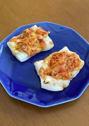 キムチーズ餅ピザ-レシピのメイン写真