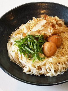 ごま油☆ぶっかけ素麺(梅しそ・かつお節)-レシピのメイン写真