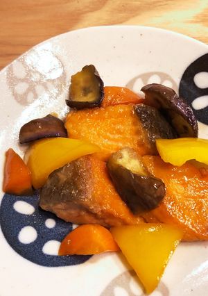 鮭と野菜の甘辛炒め-レシピのメイン写真