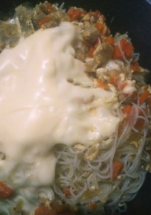 ひき肉で焼き(米粉)ビーフン☆彡-レシピのメイン写真