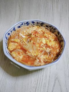 *キムチ煮麺*-レシピのメイン写真