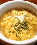 高野豆腐粉orおから粉のかきたまスープ