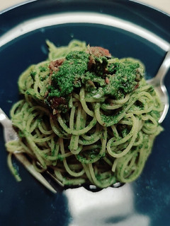 冷凍野菜で時短!ジェノベーゼ風パスタ-レシピのメイン写真