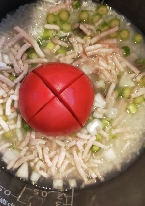 トマト炊き込みご飯【離乳食後期・完了期】-レシピのメイン写真