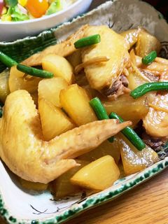 【簡単】手羽先のこってり煮-レシピのメイン写真