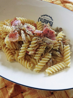 ベーコンと舞茸ゴルゴンゾーラパスタ-レシピのメイン写真