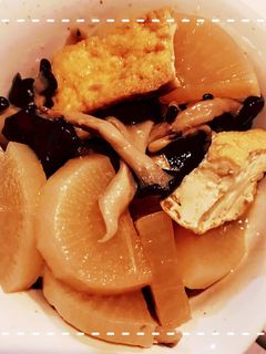 レンジ時短で簡単!大根と厚揚げの煮物-レシピのメイン写真