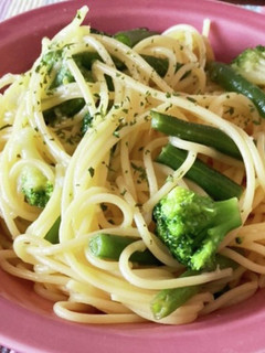 緑野菜のペペロンチーノ-レシピのメイン写真