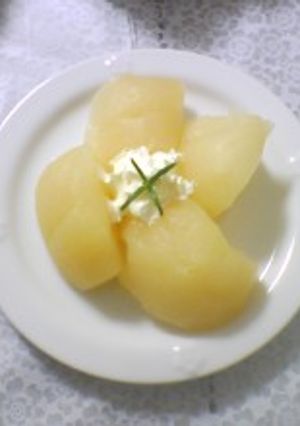 簡単かんたんリンゴのコンポート-レシピのメイン写真
