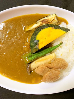 畑のしぐれ煮と野菜たっぷりカレーライス-レシピのメイン写真