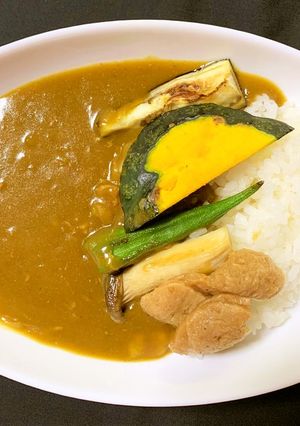 畑のしぐれ煮と野菜たっぷりカレーライス-レシピのメイン写真