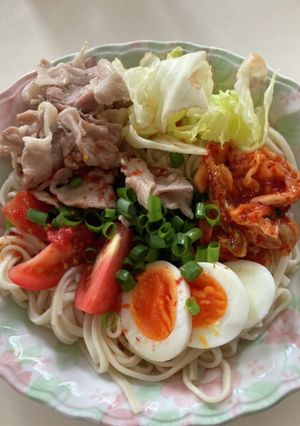 彩ピリ辛うどん-レシピのメイン写真