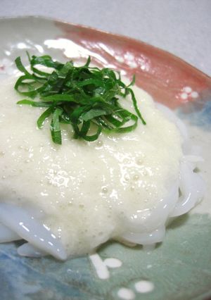 ヘルシー☆いかそうめんのトロロのっけ♪-レシピのメイン写真