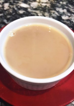 ノンカフェインのカフェオレ風麦茶寒-レシピのメイン写真