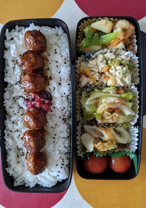 ミートボール弁当-レシピのメイン写真