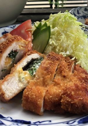 中からチーズ＊大葉が香る！チーズカツ-レシピのメイン写真
