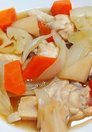 炊飯器で簡単!手羽元と根菜のさっぱり煮-レシピのメイン写真