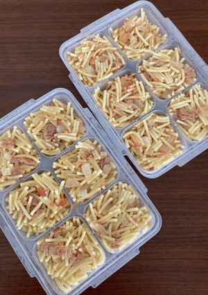 【離乳食後期】トマトのツナのパスタ-レシピのメイン写真