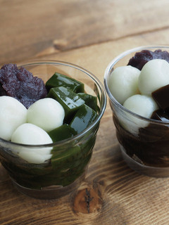 抹茶とほうじ茶の柔らかゼリィ-レシピのメイン写真