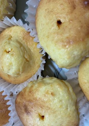 卵黄4個で一口カップケーキ-レシピのメイン写真
