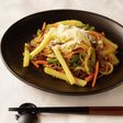 牛肉とじゃがいものカレーチーズ焼ビーフン
