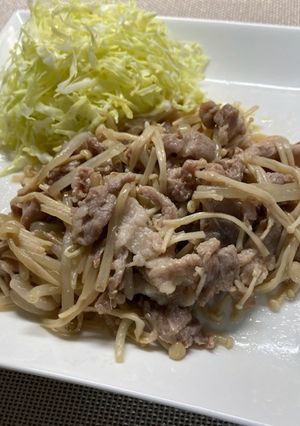 電子レンジで簡単　豚肉の生姜焼き-レシピのメイン写真
