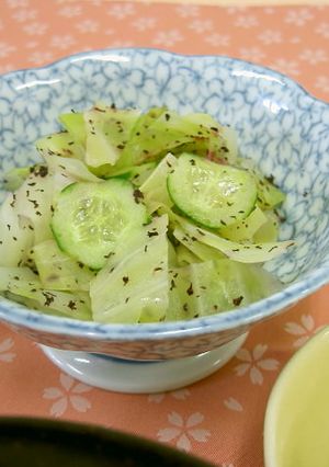キャベツの紫衣和え（透析食）-レシピのメイン写真