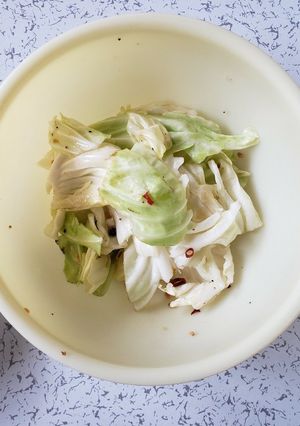 超簡単！焼肉屋のお通し風ニンニクキャベツ-レシピのメイン写真