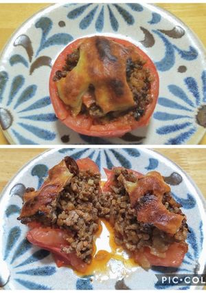 トマトの肉詰め-レシピのメイン写真