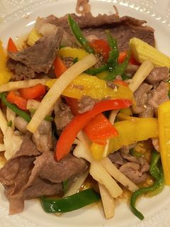 夏野菜と牛肉のチンジャオロース風炒め♪-レシピのメイン写真