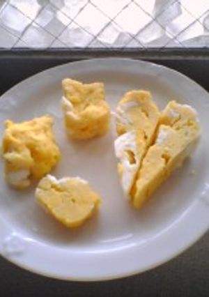 レンジｄｅたまご焼き【ノンオイル】-レシピのメイン写真