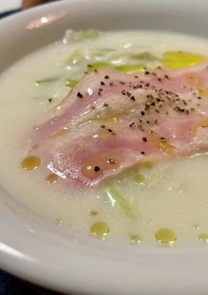 ねぎの豆乳スープ-レシピのメイン写真