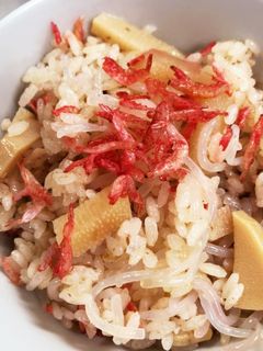 たけのこと干し海老の炊き込みご飯-レシピのメイン写真