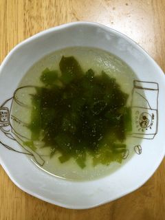 簡単韓国風 ✳︎わかめスープ✳︎-レシピのメイン写真