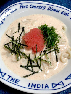 豆腐でつくる☆ヘルシー☆冷製明太子うどん-レシピのメイン写真