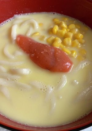 明太クリームうどん-レシピのメイン写真