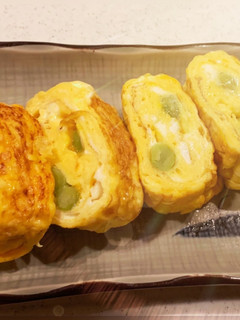 グリンピース入り卵焼き-レシピのメイン写真