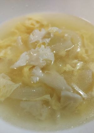 はなびらたけのスープ-レシピのメイン写真