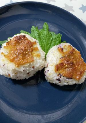 赤紫蘇の味噌焼きおにぎり-レシピのメイン写真