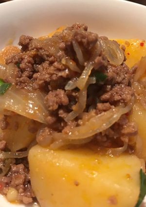 挽肉の☆キムチ肉じゃが-レシピのメイン写真