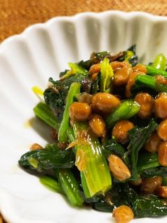 ほうれん草の納豆和え-レシピのメイン写真