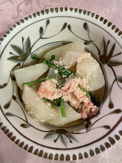 カブとタラコの薄味煮-レシピのメイン写真