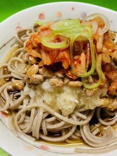 *キムチ納豆おろしそば*-レシピのメイン写真