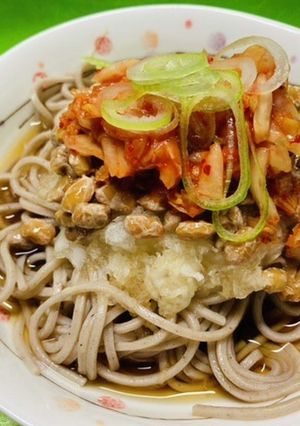 *キムチ納豆おろしそば*-レシピのメイン写真